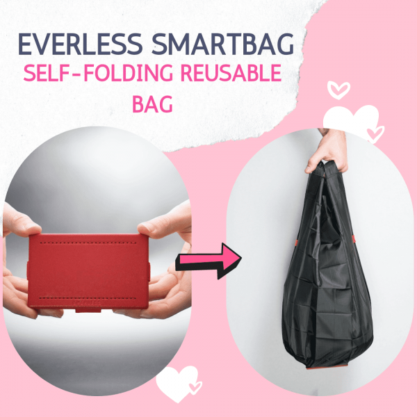 Everless SmartBag Self-folding reusable bag mediastrone