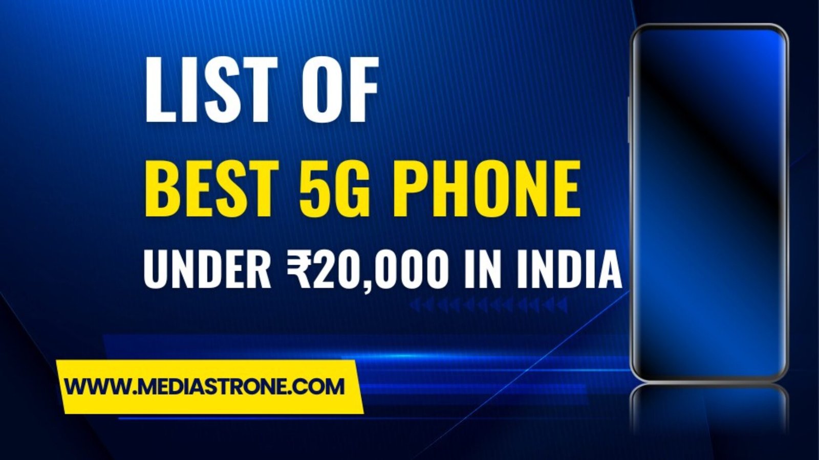 Best 5G Phone Under 20000 In India Mediastrone