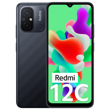 Redmi 12C (6GB RAM, 128GB, Matte Black)