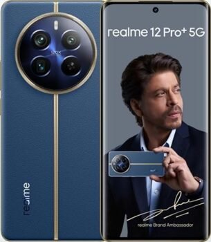 realme 12 Pro+ 5G (Submarine Blue, 8GB RAM, 256GB Storage) | 6.7" 120Hz Curved AMOLED Display | 64MP Periscope + 50MP Sony IMX 890 OIS Camera + 8MP | 32MP Selfie Camera | 67W Super VOOC Charge
