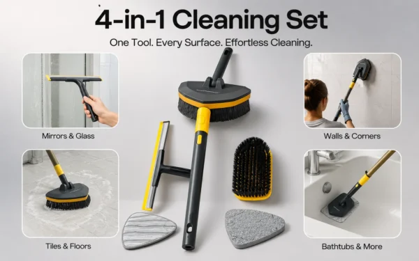 4-in-1 Bathroom Cleaning Set buying decision mediastrone 1