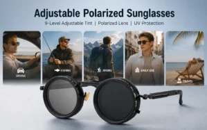 Adjustable polarized sunglasses with UV protection – Quick Buying Decision 1
