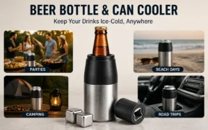 Beer Bottle and Can Cooler with Opener buying decision - mediastrone 1