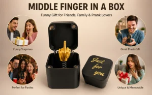 Funny Gifts Middle Finger in a Box For an Adult 1
