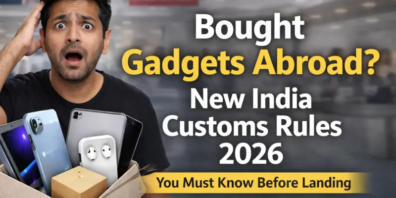 Bought Gadgets Abroad? India’s New Baggage Rules 2026: You Must Know Before Landing