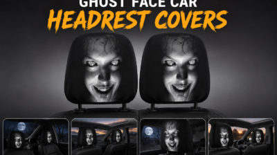 Ghost Face Car Headrest Covers – New Discovery
