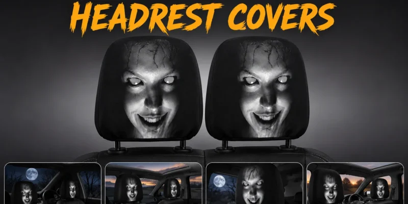 Ghost Face Car Headrest Covers – New Discovery