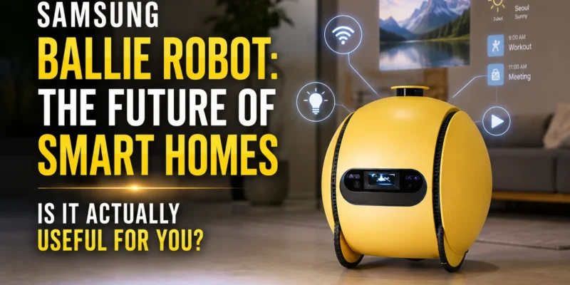 Samsung Ballie Robot: The Future of Smart Homes Starts at CES 2026