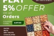 Flat 5% OFF on All Orders | Aafia Dryfruits Offers